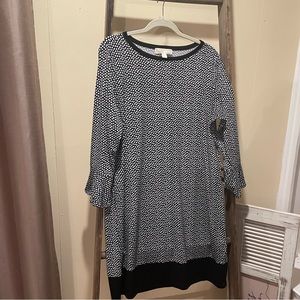 Michael Kors black and white dress